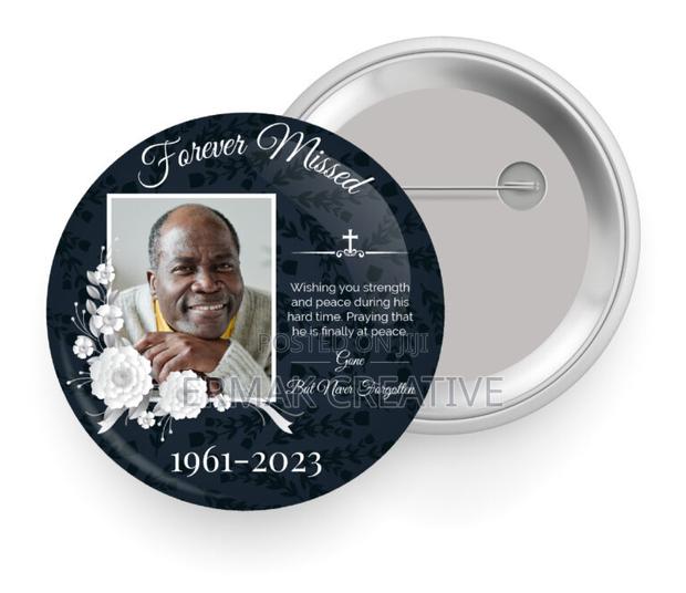 Funeral / Memorial Custom Badges · Photo 1