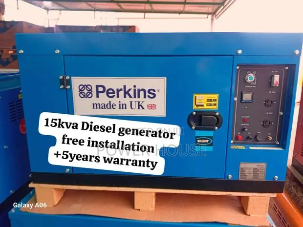 Power Sprint Flow Perkins Diesel Generator 15kva Silent · Photo 1