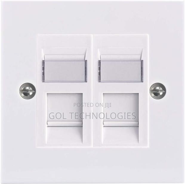 Double Faceplate or Wall Socket With Jack Cat6 · Photo 7