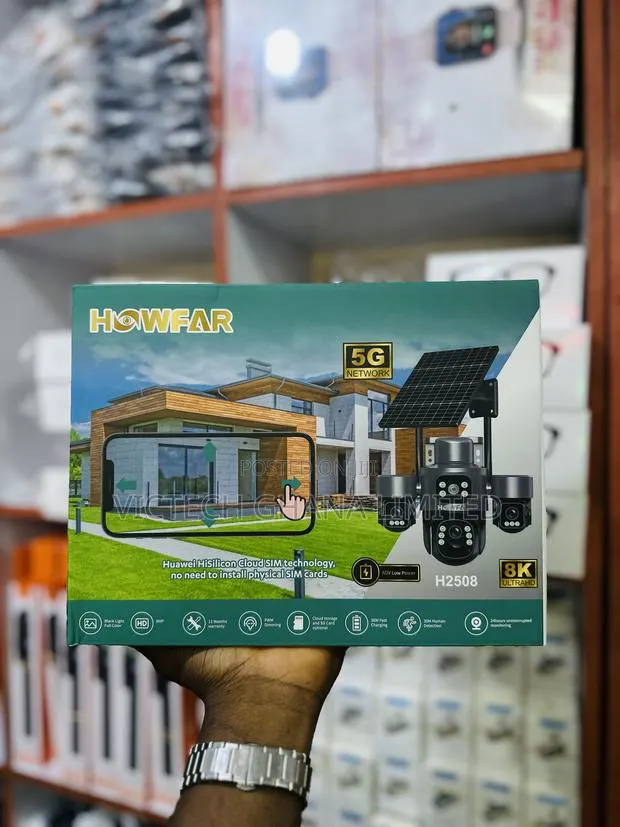 Howfar H2508 4-in-1 Solar Security Camera · Photo 1