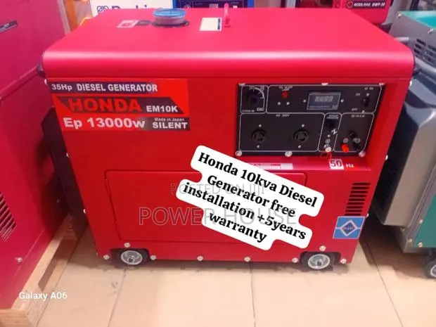 Power Grid Honda Diesel Generator 10kva Silent · Photo 1