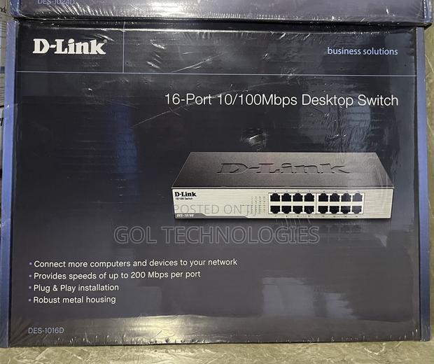16port Dlink Unmanaged Switch · Photo 1
