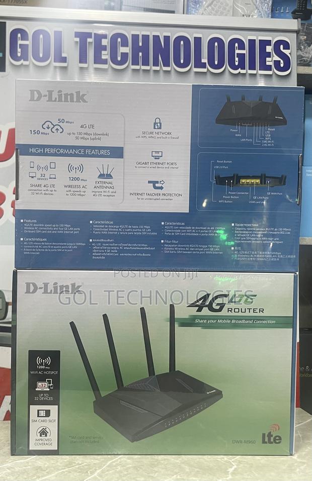 D-Link 4g Universal Sim Router Dual Band Ac1200 Lte Router DWR-M960 · Photo 1
