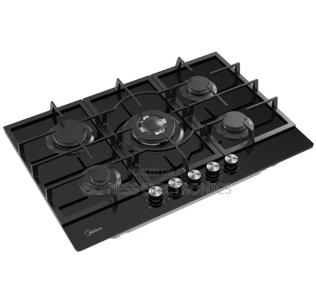 Text Us Fir Your Built-in Gas Hob, 5 Burners, Black MG90GQ095AL1B-BS · Photo 1