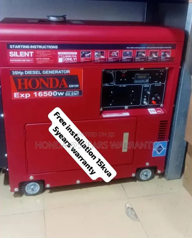 Honda 15kva Silent Diesel Generator With Electric Start · Photo 1