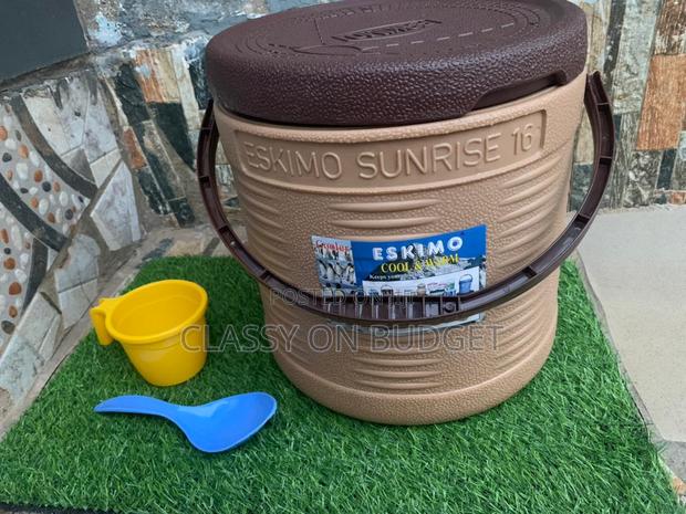 Eskimo Sunrise Ice Chest/ Food, Drinks Storage Flask · Photo 1
