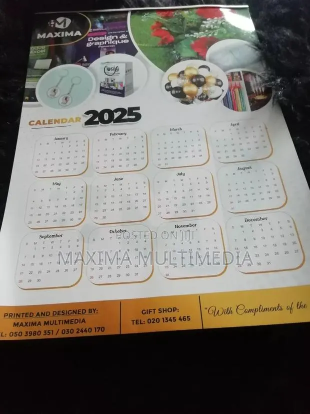 Calendar for 2025