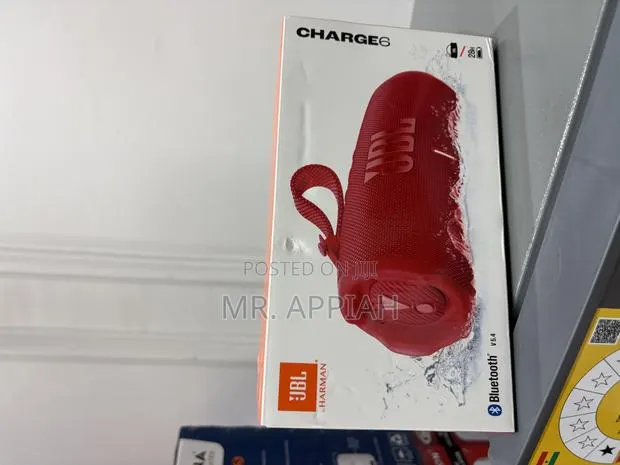 Shop Unique JBL Charge 6 Premium Portable Speaker,Red(45watt) · Photo 1