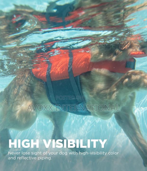 Outward Hound Granby Splash Orange Dog Life Jacket, 21"-27 " · Photo 2