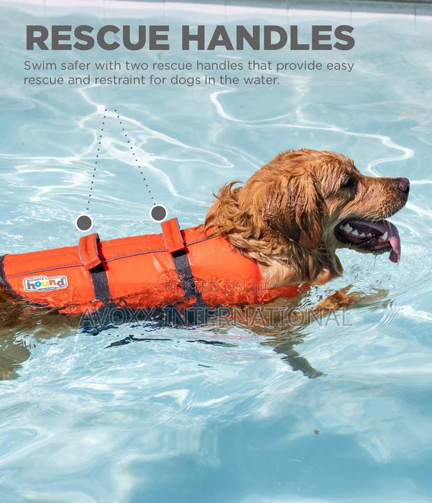 Outward Hound Granby Splash Orange Dog Life Jacket, 21"-27 " · Photo 6