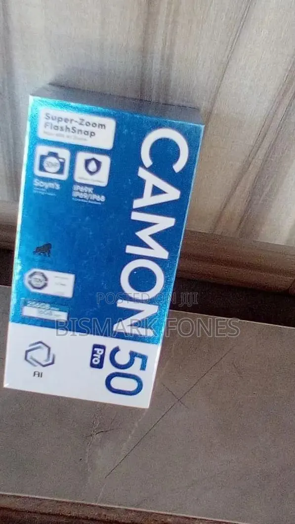 New Tecno Camon 50 Pro 256 GB Black · Photo 1