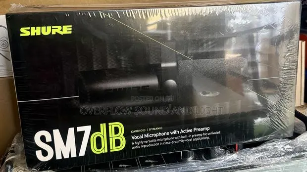 Shure Sm7db Dynamic Studio Microphone · Photo 1