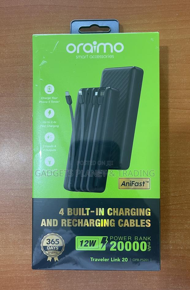 Oraimo Traveler Link 20 (OPB-P5201) Power Bank 20,000mah · Photo 1