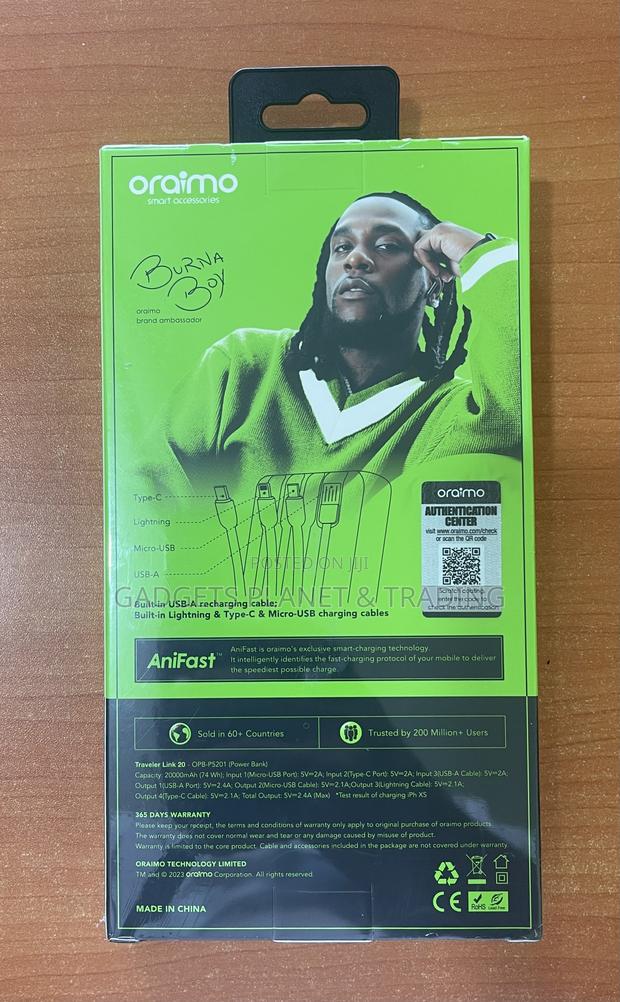 Oraimo Traveler Link 20 (OPB-P5201) Power Bank 20,000mah · Photo 2