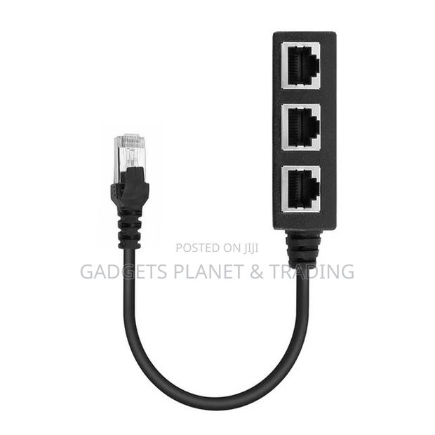 3 in 1 RJ45 Splitter LAN Ethernet Network RJ45 Connector · Photo 1