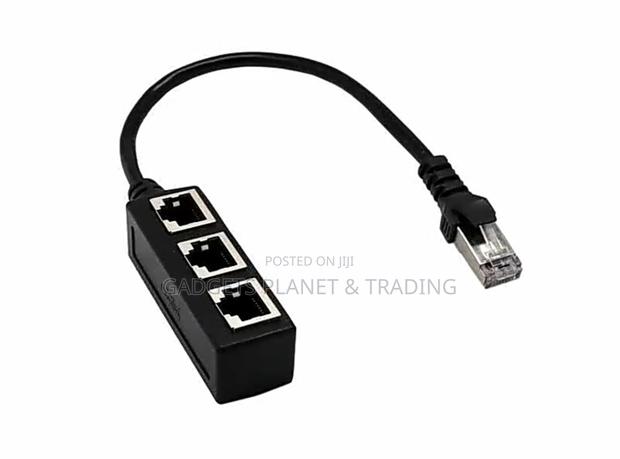 3 in 1 RJ45 Splitter LAN Ethernet Network RJ45 Connector · Photo 2