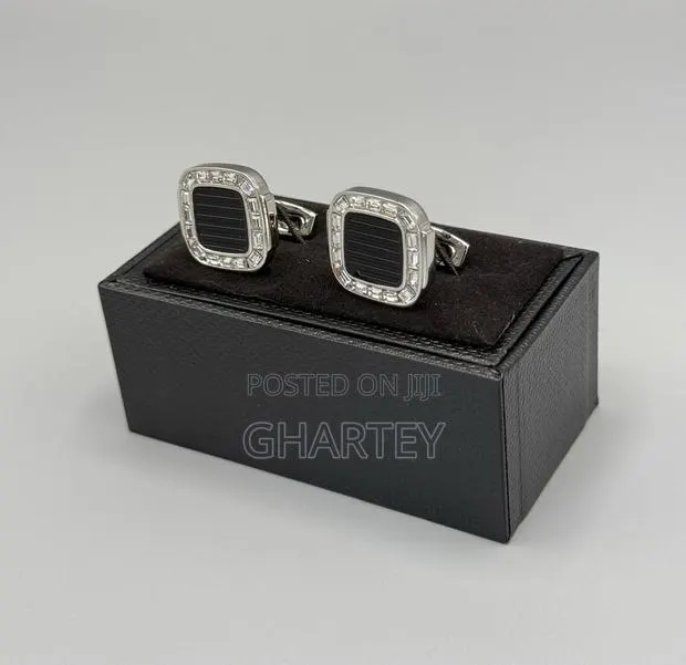 All Silver Luxury Cufflinks · Photo 1