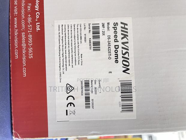 Hikvision Analog IP Camera Ds-2ae4225ti-D 2mp 25X 4-Inch · Photo 2