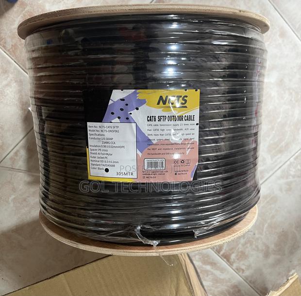 Double Coated Cat6 SFTP 0.58CCA Outdoor Cable · Photo 2