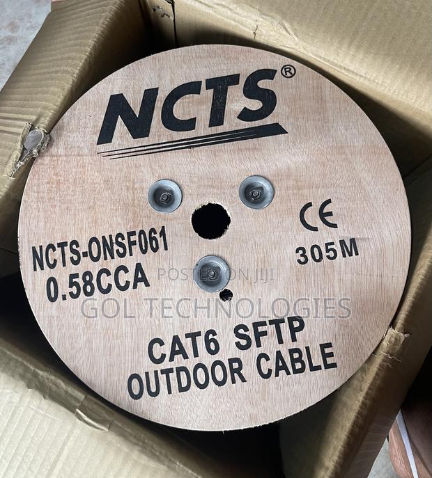 Double Coated Cat6 SFTP 0.58CCA Outdoor Cable · Photo 3