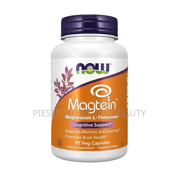 Now Foods Magtein, Magnesium L- Threonate, Cognitive Support,90s · Photo 1