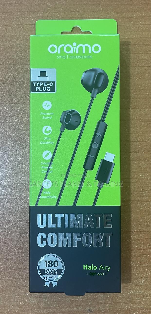 Oraimo Halo Airy Type C Earphones | OEP-650 · Photo 1