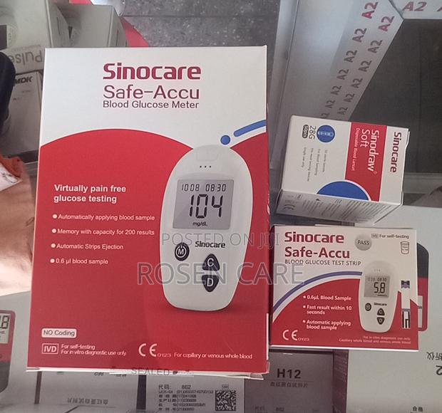 Glucometer Sugar Level Glucose Meter Monitor With 50 Strips