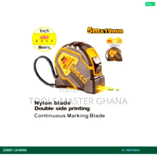 Steel Measuring Tape 5mx19mm - Hsmt88052 · Photo 1