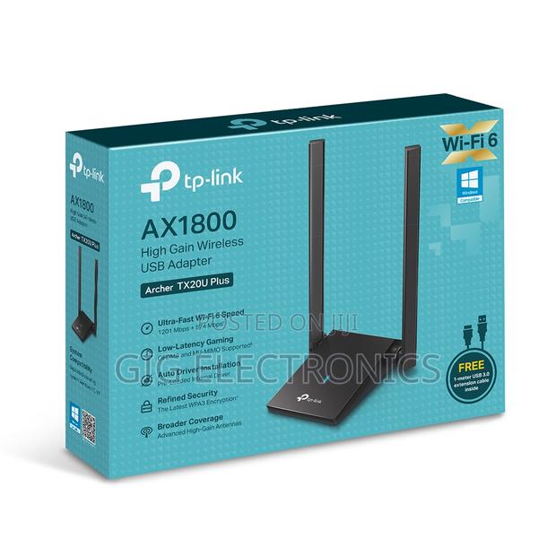 Tp-Link AX1800 Wifi 6 USB Adapter for Desktop PC · Photo 1
