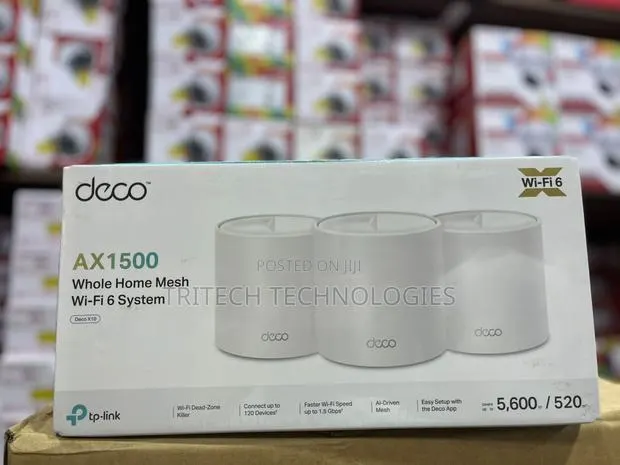 Tp-Link Tp-Wlink Deco X10 Whole Home Mesh Wifi6 System · Photo 1