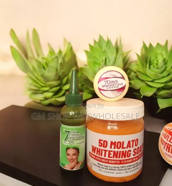 Molato Soap, 7 Days Whitening Oil and Face Cream · Photo 1