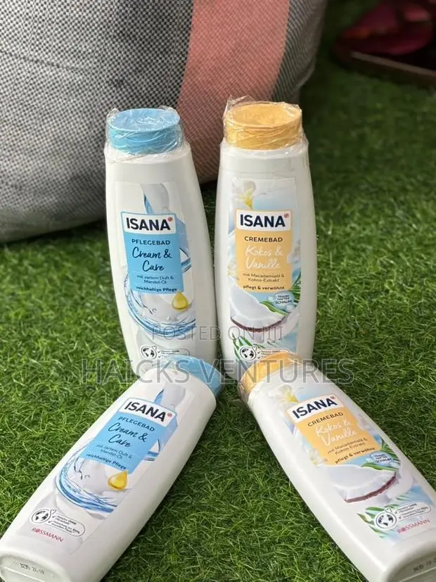ISANA Cremebad Kokos Vanille 750ml Coconut Vanilla Cream Bath Care · Photo 1