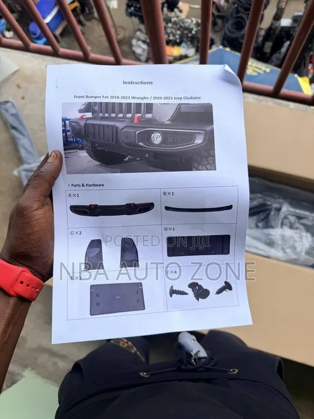 Front Bumper for 2018-2023 Wrangler / 2020-2023 Jeep Gladiator · Photo 1