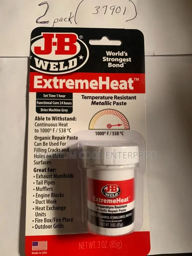 J-b Weld Extremeheat – High Temperature Exhaust Metal Repair · Photo 1