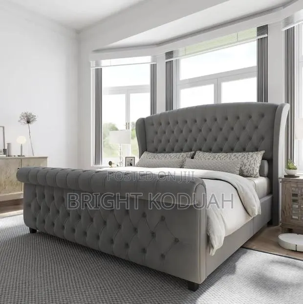 Elegant Batten King Size Bed Frame · Photo 1