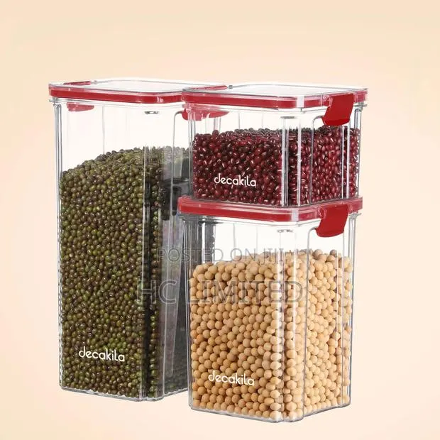 Decakila Sealed Food Container Set of 3 - Kmtt125w · Photo 1