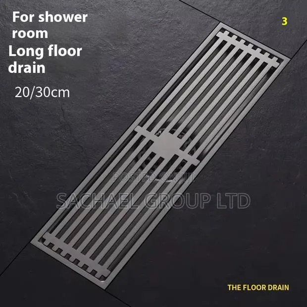 Long Linear Floor Drain · Photo 1