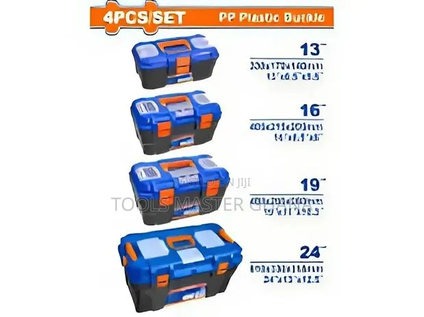 4 Pcs Plastic Tool Boxes Set # Wtb2104 · Photo 1