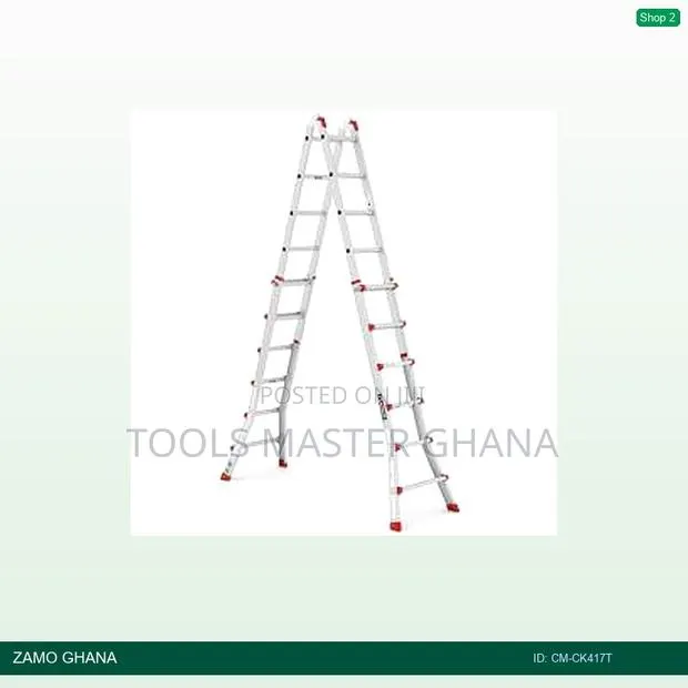 Cm 4+4 Toros Multipurpose Folding Ladder - Cm-Ck417t · Photo 1