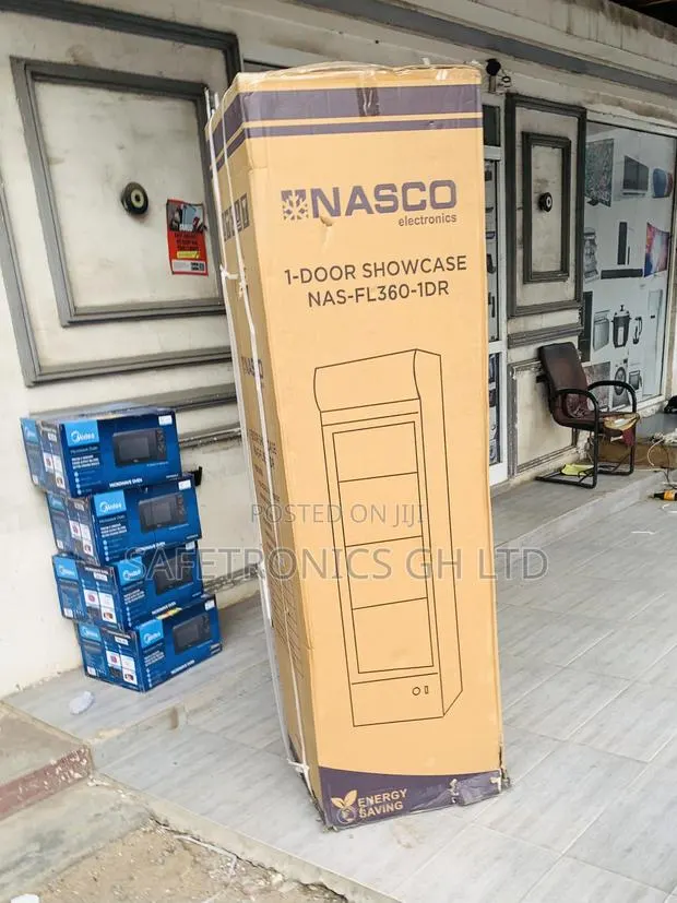 Kindly Check Nasco Nas360fl 1-Door Glass Display Fridge (288l) · Photo 1