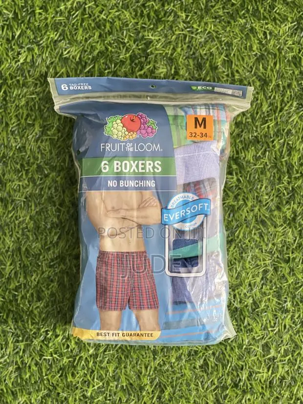 (6 Piece)Fruit of the Loom Boxer Shorts · Photo 1