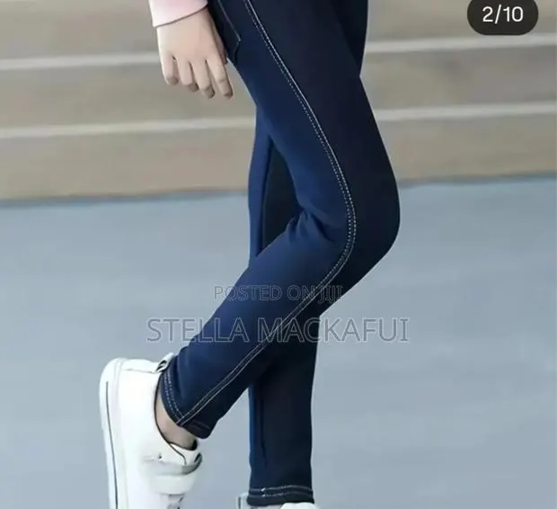 Faux Jeans Leggings for 3-8yrs Girls · Photo 4