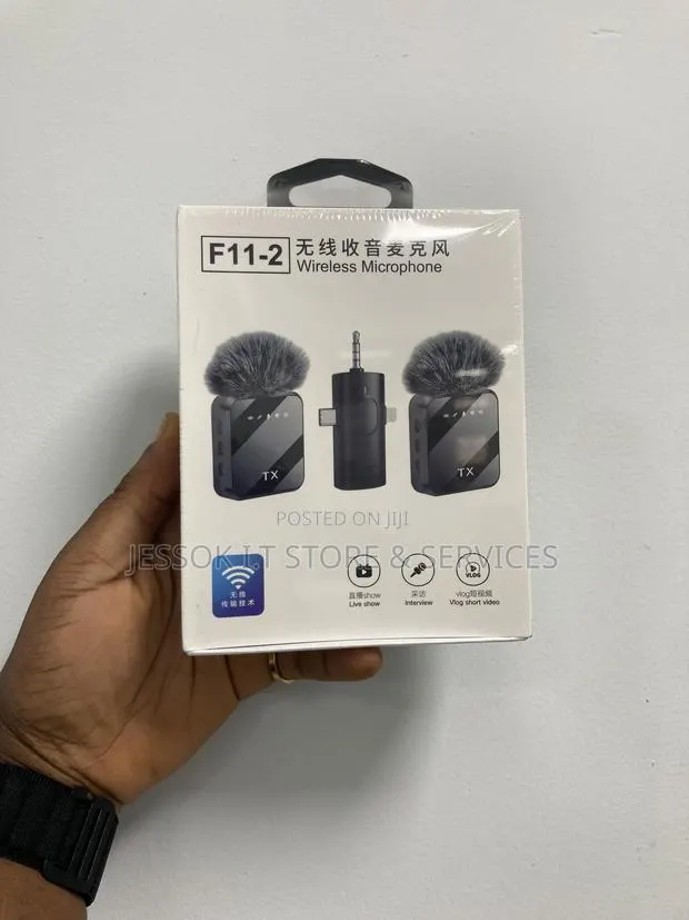 F11 3 in 1 Wireless Microphone for Android , iPhone, Pc and Cameras · Photo 1