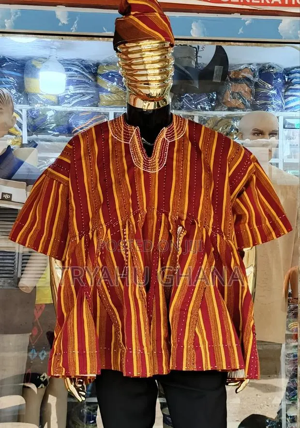 Get Your Authentic Ghanaian Handmade Smock-Fugu Size at Tryahu Fugu Hub · Photo 1