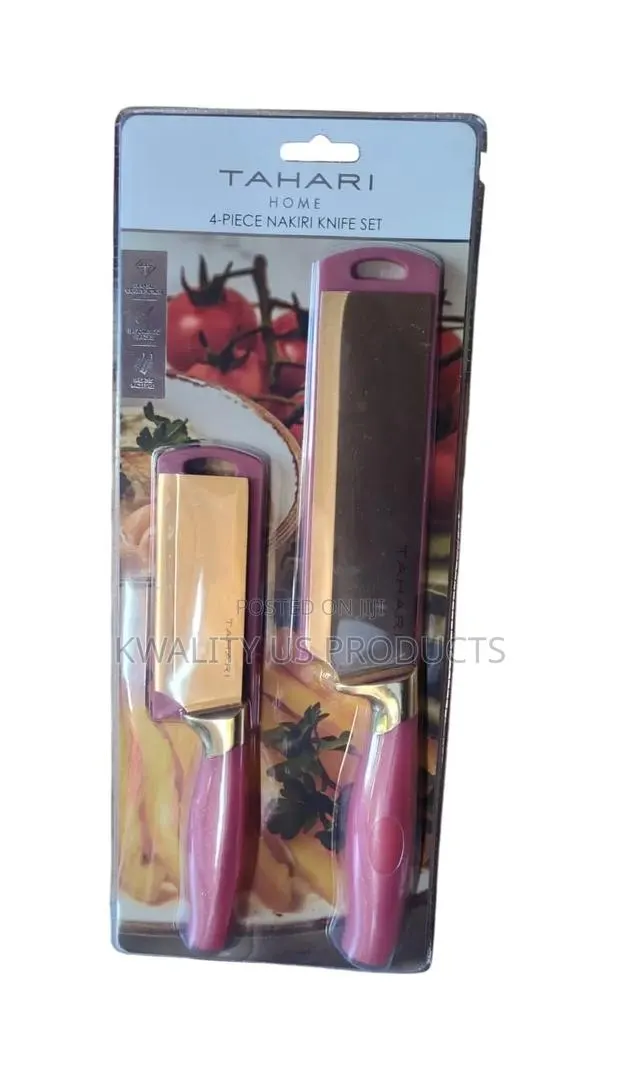 Tahari Home 4-Piece Nakiri Knife Set · Photo 1