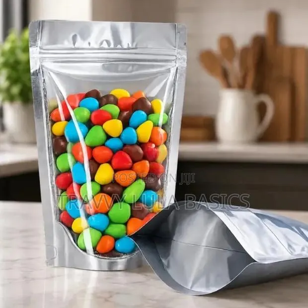 New Silver Aluminium Pouch 15*22cm · Photo 1