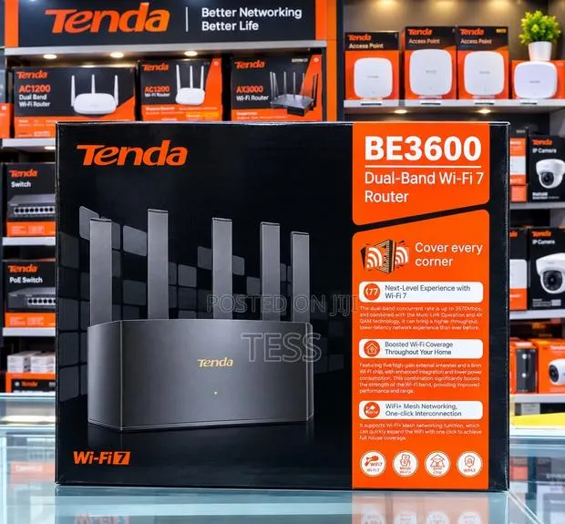Tenda BE3600 Wi-Fi 7 Dual-Band Router (NOT SIM ROUTER) · Photo 1