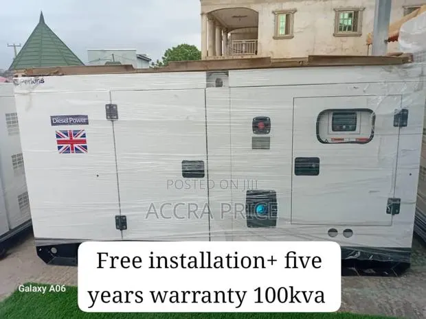 Powergrid Solution Silent 100kva Perkins Diesel Gen Silent · Photo 1