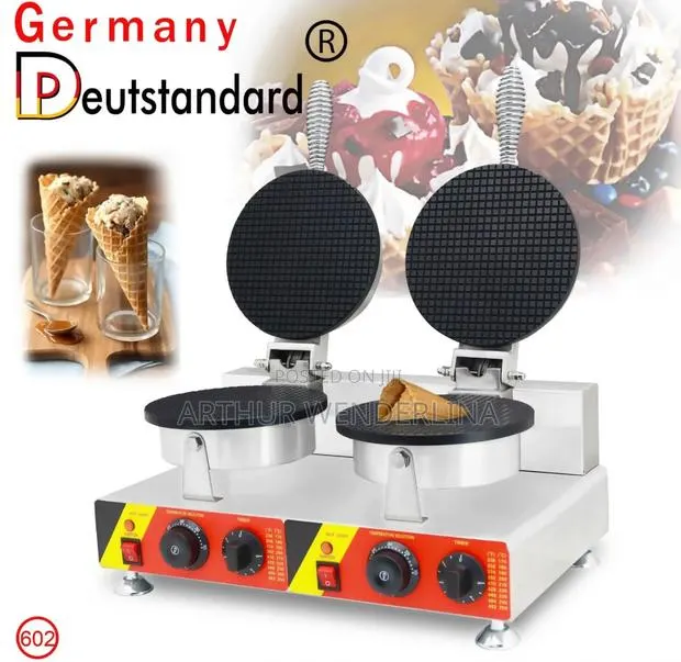 Commercial Double Electric Waffle Maker. · Photo 3