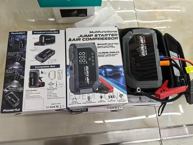 Multifunctional 12V Car Jump Starter and Air Compressor · Photo 1